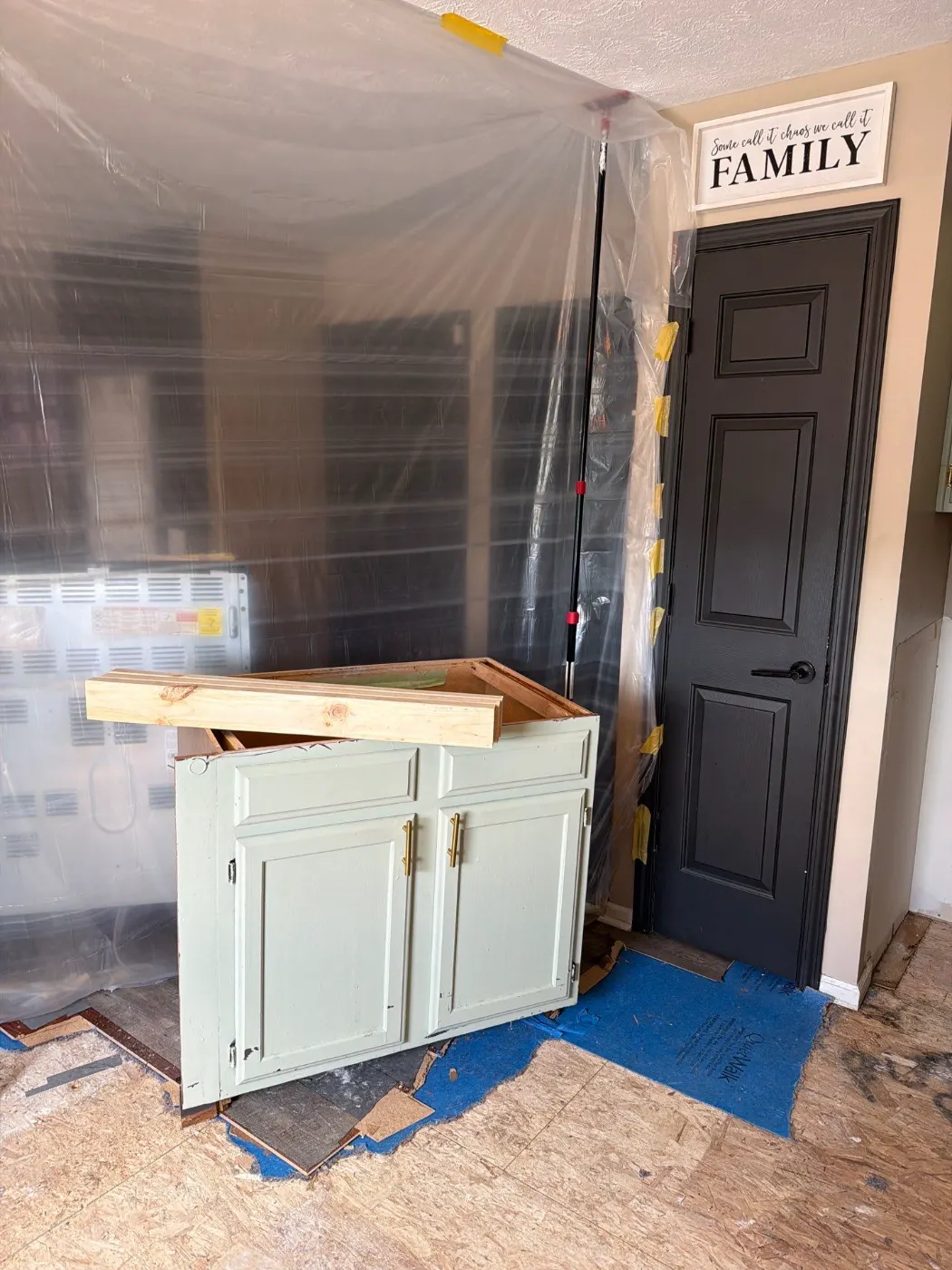 IICRC-certified dry-out in progress at Rocky Ripple home